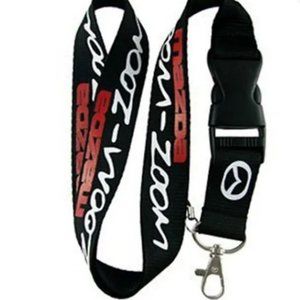 Universal Mazda Zoom Zoom Lanyard Keychain ID Badge Holder Quick Release Buckle